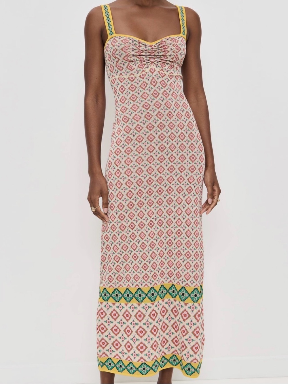 Misa Los Angeles Bessie dress in floral block